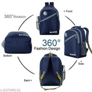 35 L Casual Waterproof Laptop Bag/Backpack for Men Women Boys Girls/Office School College Teens & Students (COMBO 2 PICE)