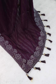 Womens partywear saree Chiffon Sarees Quality Selection
