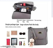 PU Synthetic Leather Classic Fancy Hobo Designer Daytrip Flap Closure Crossbody Slingbag For Women