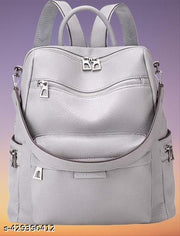 MomsyStore Leatherette Backpacks For Women And Girls