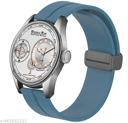 Chonograph Date Display Radium Dial Analoge Magnetic Belt Watch for Men S_18028