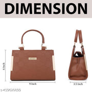 GRAADA Synthetic Leather Casual Design Shoulder Crossbody Handbag For Women