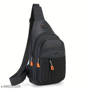 1pc Durable Chest Bag, Outdoor Mountaineering Cycling Travel Crossbody Bag, Small Lightweight Portable Waist Bag, Three-layer Large Capacity Fanny Pack