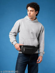 Premium Waterproof Waist Bag for Men & Women | Multi Pocket Travel Sling Belt Bag | Adjustable Strap