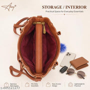AROY Pu Leather Handbag For Women's