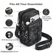 CHAMBYALVelvet Mobile Sling Adaptable Cell Phone Purse - Perfect for Running, Travel, Daily Use 77 Pack of 1