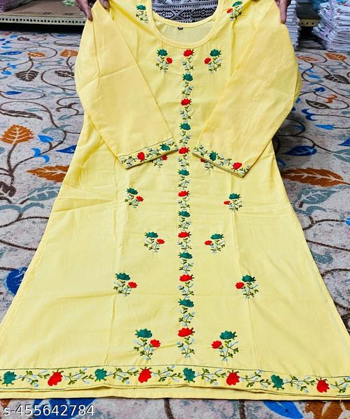 EMBROIDERY WOMEN KURTI | high quality cotton | under 300 | under 500 | under 700
