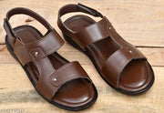 MOSHTO MEN Black Brown  sandal for men