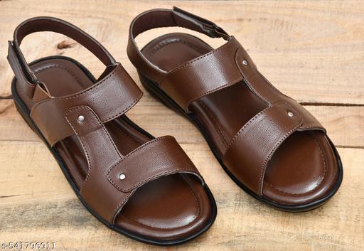 MOSHTO MEN Black Brown  sandal for men