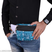 Rockzone-Enterprise-Waist-Bag-For-Men & Women-Leather-Zipper Closure-Adjustable Straps-Stylish waist bag