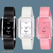 Women Analog Watches square Dial Watch combo