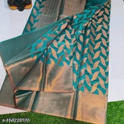 Soft Banarasi Premium Silk Saree new fancy banarasi saree with fancy blouse piece