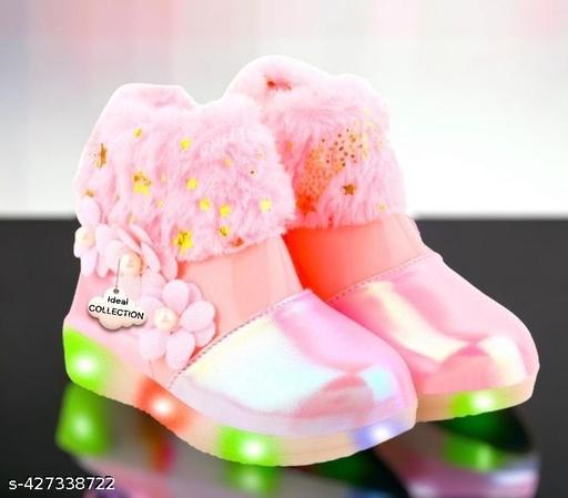 Lighting Boots for Girls pink