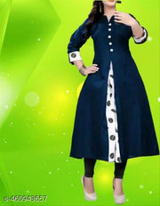 Selfi Cotton Branded Kurti