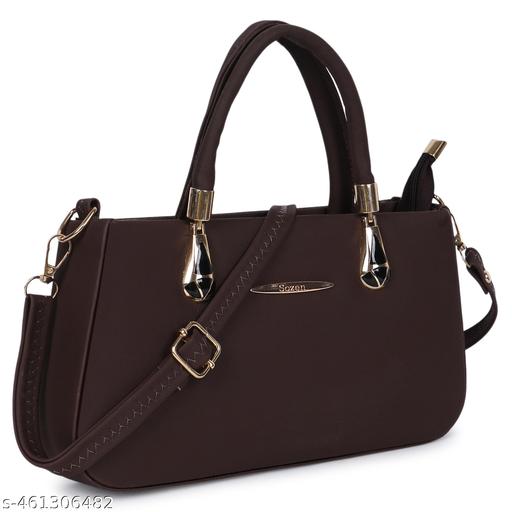Latest Trendy Branded Dark Brown Handbag For Girls and Women's