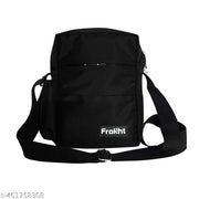 9.5 Inch Stylish Padded Mini Sling Bag for Men and Women, Small Passport Travel Bag and Small Sling Bag With Water Bottle Pocket