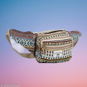 KRYSTAL Hemp Fanny Pack, Adjustable Waist and Multiple Pockets, Waist Bag & for all purpose (Multicolour) Pack of 1