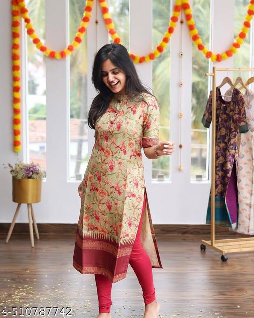 FASHIONABLE  COTTON DIGITAL PRINT KURTI FOR WOMAN WEAR