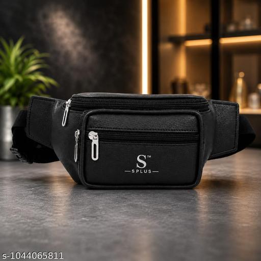 Waist Bag for Men Side Bag for Travel, Sports Waterproof & Adjustable Belt Pouch Fanny Waist Bag
