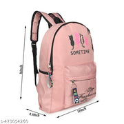 Backpack School Bag For Travel With Bottle Compartment | Trendy Water Resistant High Storage Bag For Men & Women | Boys & Girls Laptop Printed Backpack For College Gift