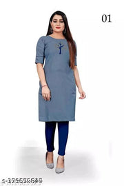 Hot fix doimond butta Kurti combo