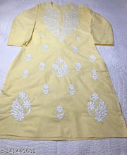 Cotton Chikankari Kurti