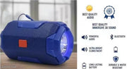 DSM  606 Ultra-Portable Bluetooth Speaker + LED Torch Combo – Waterproof, Loud Sound with Deep Bass | Long Playtime Battery | Multi-Mode Playback (USB/SD/AUX)