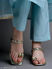 Women Gold Heels