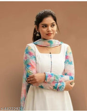 ALISHA ANARKALI DRESS &DUPATTA