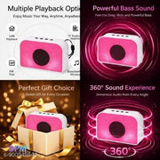 DPM Wireless Bluetooth Karaoke Sound Speaker with Mic for Singing Music and Home Entertainment Experience