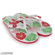 Phonolite Women's Slipper Collection: Unparalleled and Stylish fancy Hawaii 01 Slippers for women/ women slippers ladies / women slipper/ slipper for women/ slipper/ slippers/ chappal Multicolor Printed Thong Flip-flops For Women & GIRLS