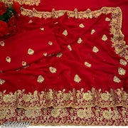 Beautiful Georgette saree for women with blouse