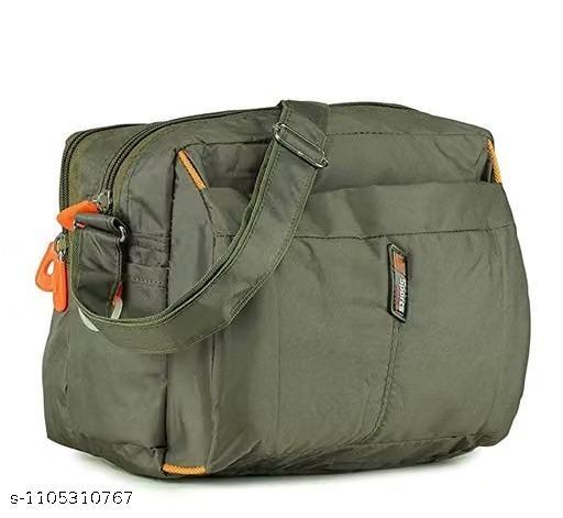 Water Resistant Multi Pocket Sling Bag for Men & Women | Lightweight Crossbody Shoulder Messenger Bag for Travel, Office & Daily Use
