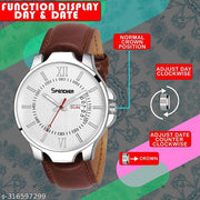 Spencher Date & Day Function Analog Watch For Men & Boys