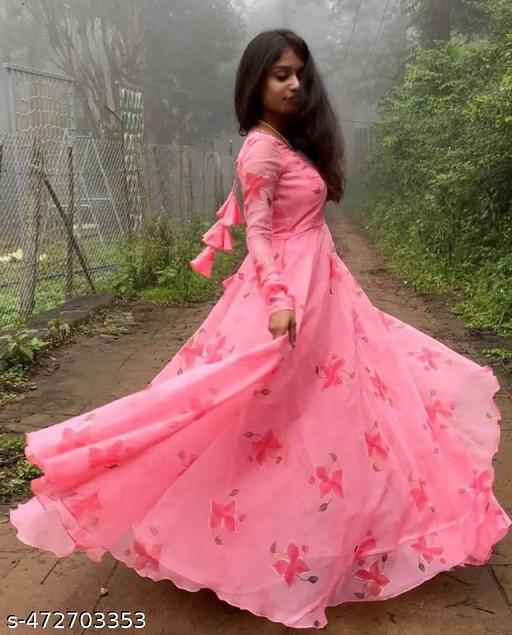 fency anarkali gown for women