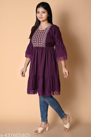 DELTA SHORT KURTI-MAJENDA-