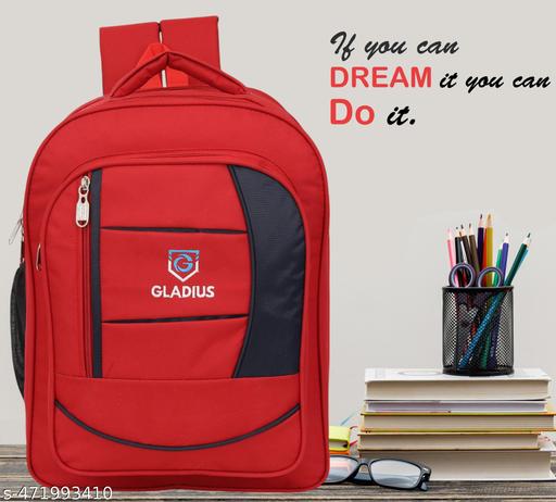 Gladius 50L stylish triple partition backpack for 4th-10th class