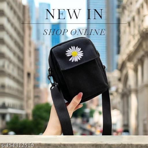 MessengerBag-Black Sling Bag  (Black, 1.5 L)