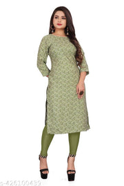 Polyster/Crepe fabric-Women's Fashion Crepe Fabric Printed Straight Kurti, Extra pluse Size -S, M, L, XL, XXL, 2XL, XXXL, 3XL, 4XL, 5XL,6XL,7XL,8XL (Summer dresses , Winter dresses , Festive dresses)