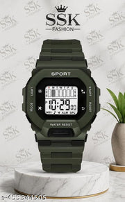 Dark Green colour sports watch for  men & women 75