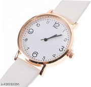 High Quality Round Dial Fancy Leather Belt Women Analog Watch(Pack of 2)