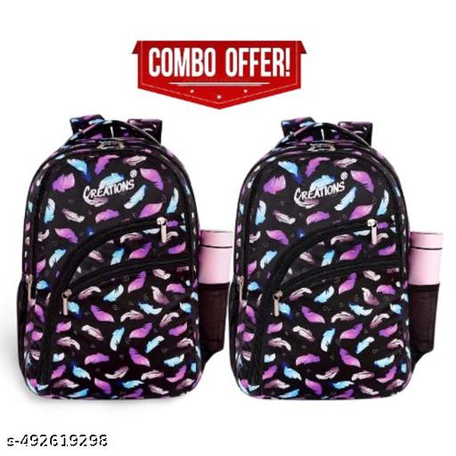 Waterproof Backpack Bag School/College/Office & Travels Use Pack of 2 Piece