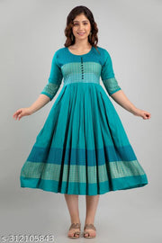 Women Rayon Printed Mayra Trendy Anarkali Kurtis