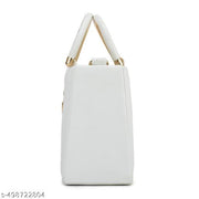 Designer Handbag with gold accents and detachable strap
