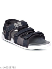 MRJ1591 Men's Grey Synthetic Leather Outdoor Casual Sandal
