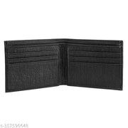 Lorenz Gift Combo Set of Black Analog Watch & Hi-Quality PU Wallet for Men | MK-4010WL-01