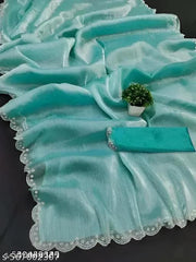 jimmy chu organza sarees designer organja sarees party wear stone saree new collection stone work sarees stone wala saree jimmy chu fabric saree