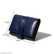 WALLETIN Envelope Closer Vegan Leather Wallet for Women I 3 Compartments I 2 Card Slots & Zipper Pocket I 1 Id Card Slots & Secret Compartment