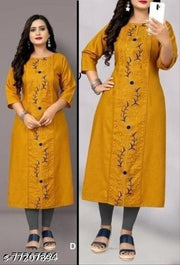 VIVIDH EMBROIDED GEOMETRICAL KURTIS