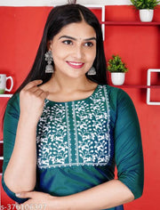 New Stylish Digital Emrodery work kurti